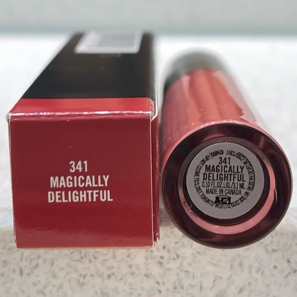 VAULTED ~ MAC ~ ‘341 MAGICALLY DELIGHTFUL’ Lipglass Brilliant ~ Full Size ~ NIB